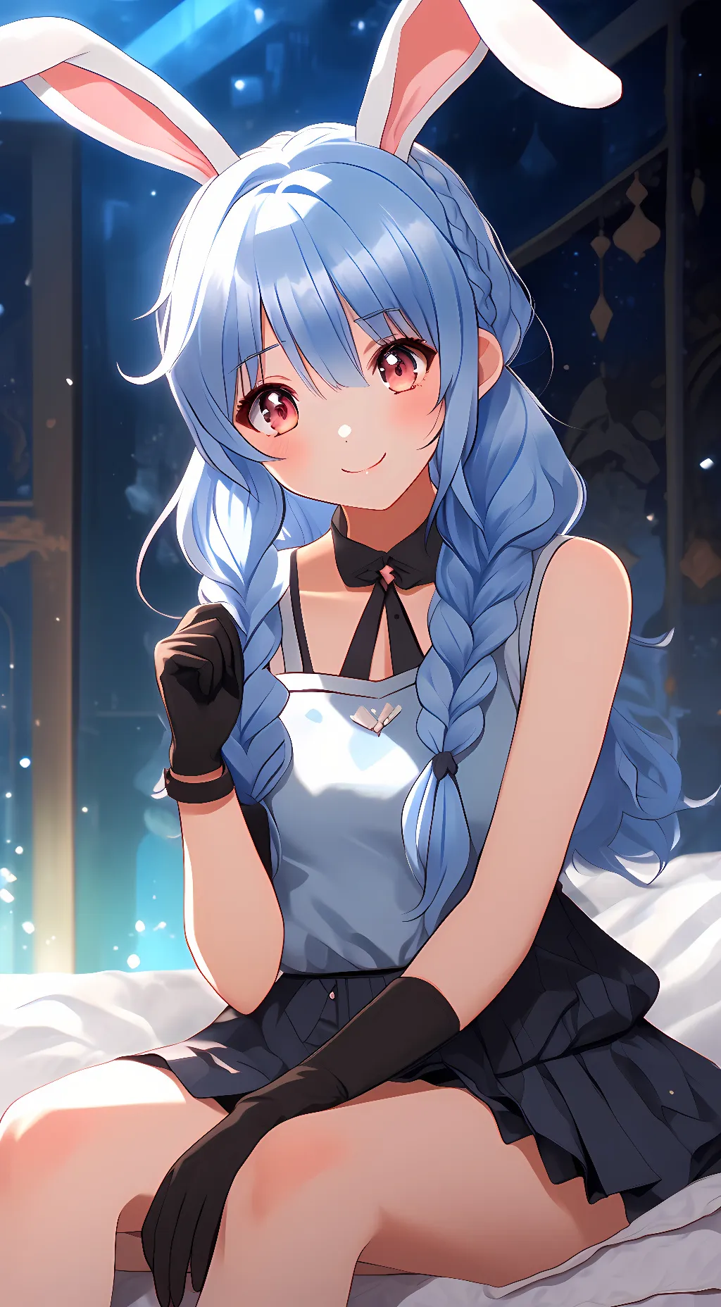 ai character: Usada Pekora background