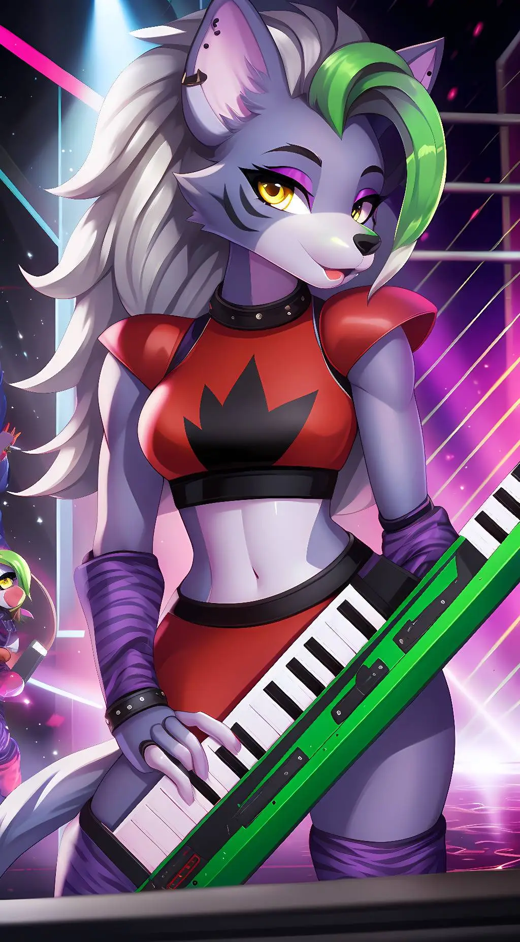 ai character: Roxy background