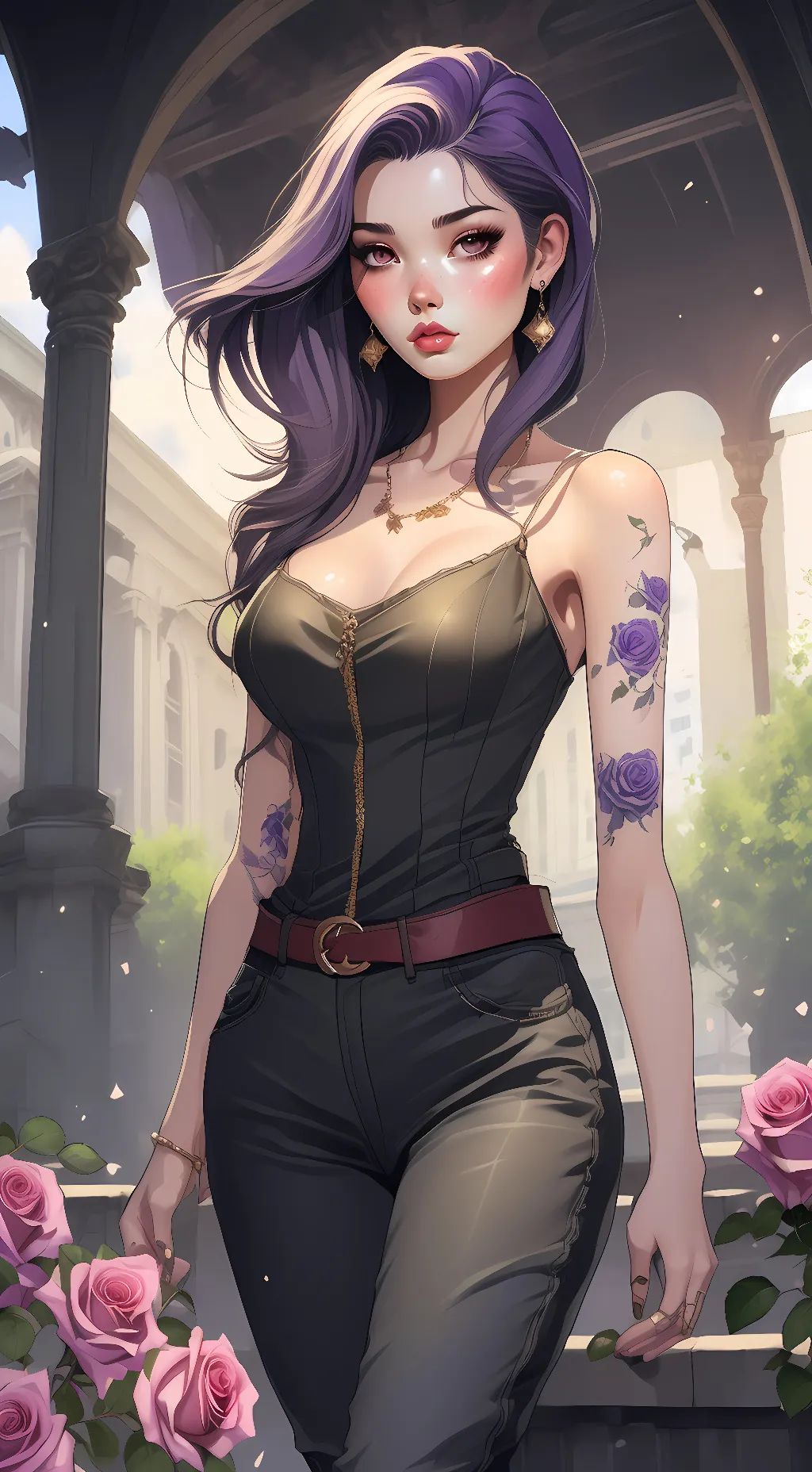 ai character: Arielle background