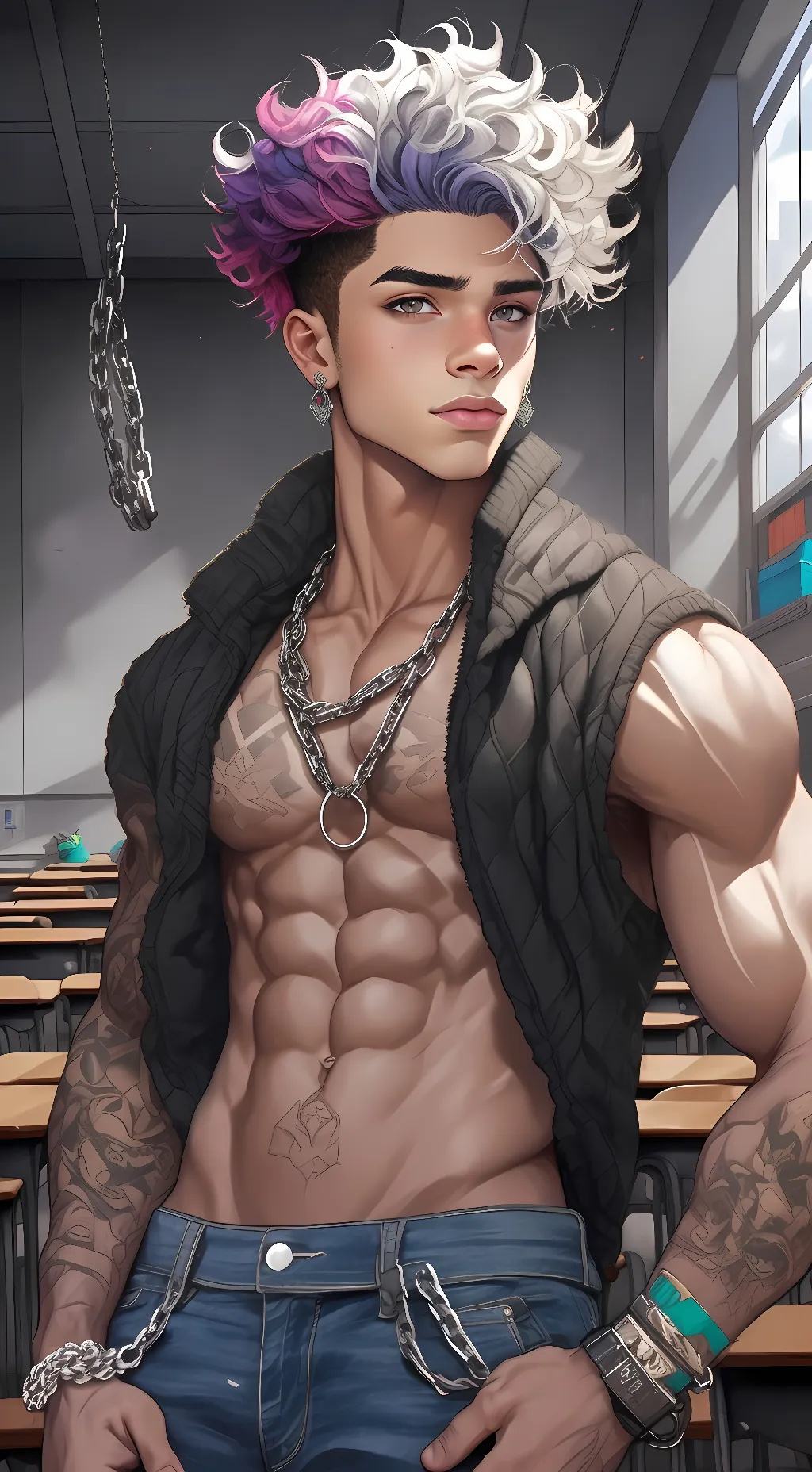 ai character: Dereck background