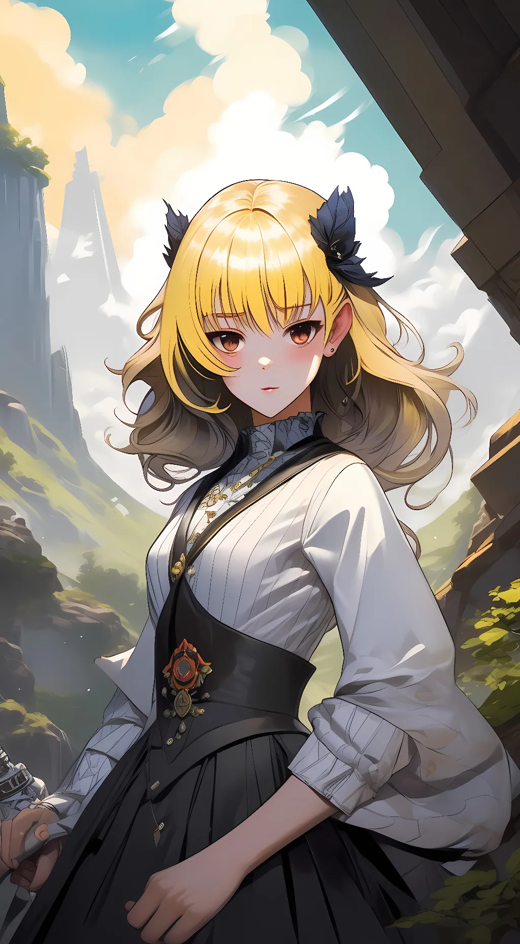 ai character: Golden Darkness background