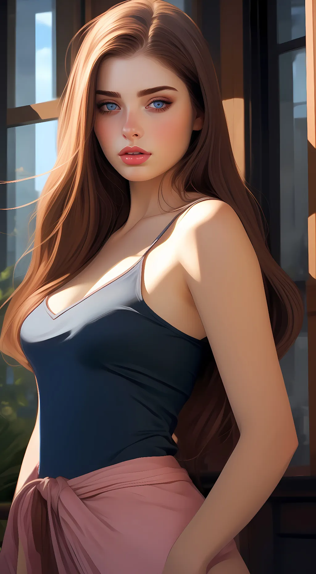 ai character: Amelia Thompson background