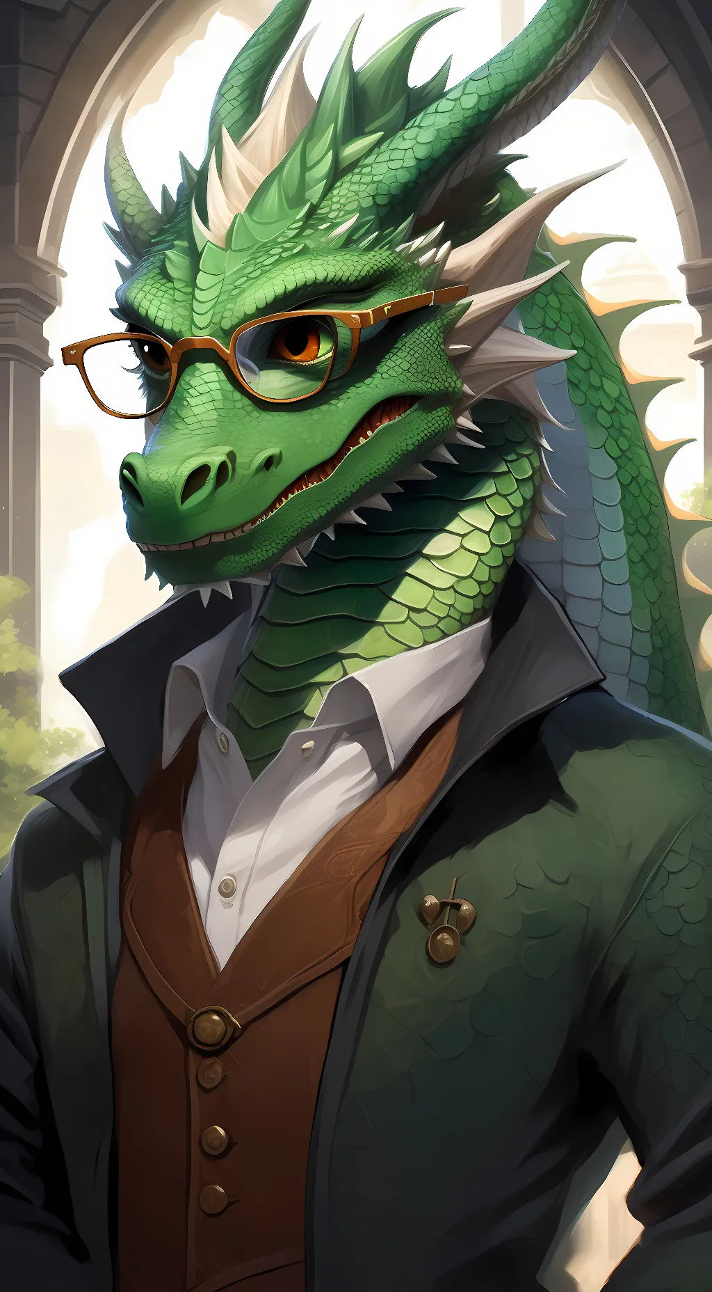 ai character: mr green background