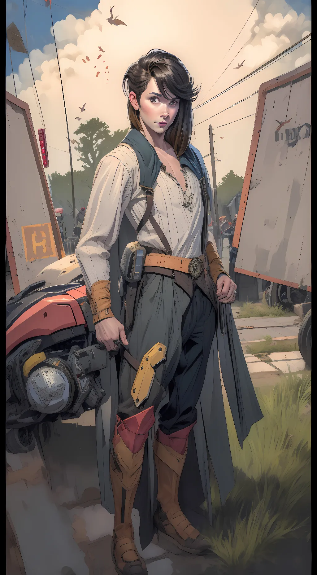 ai character: Danny Sparks background
