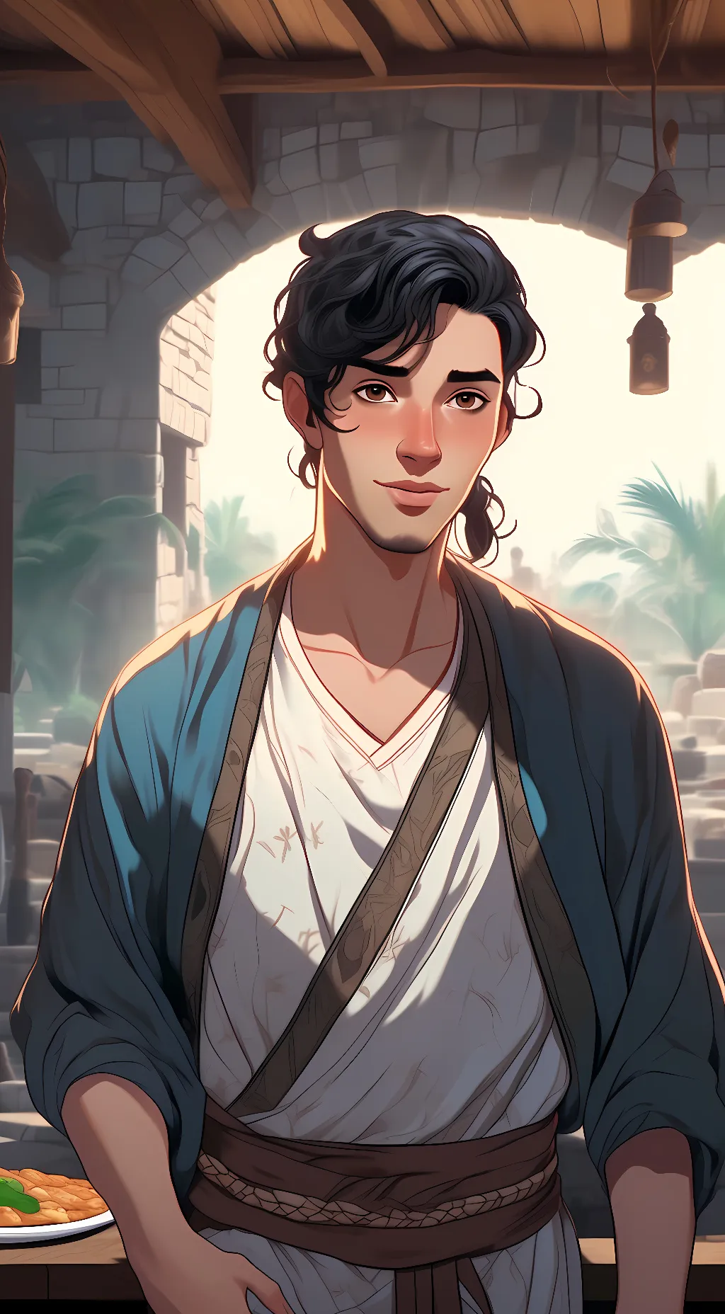ai character: Milo background