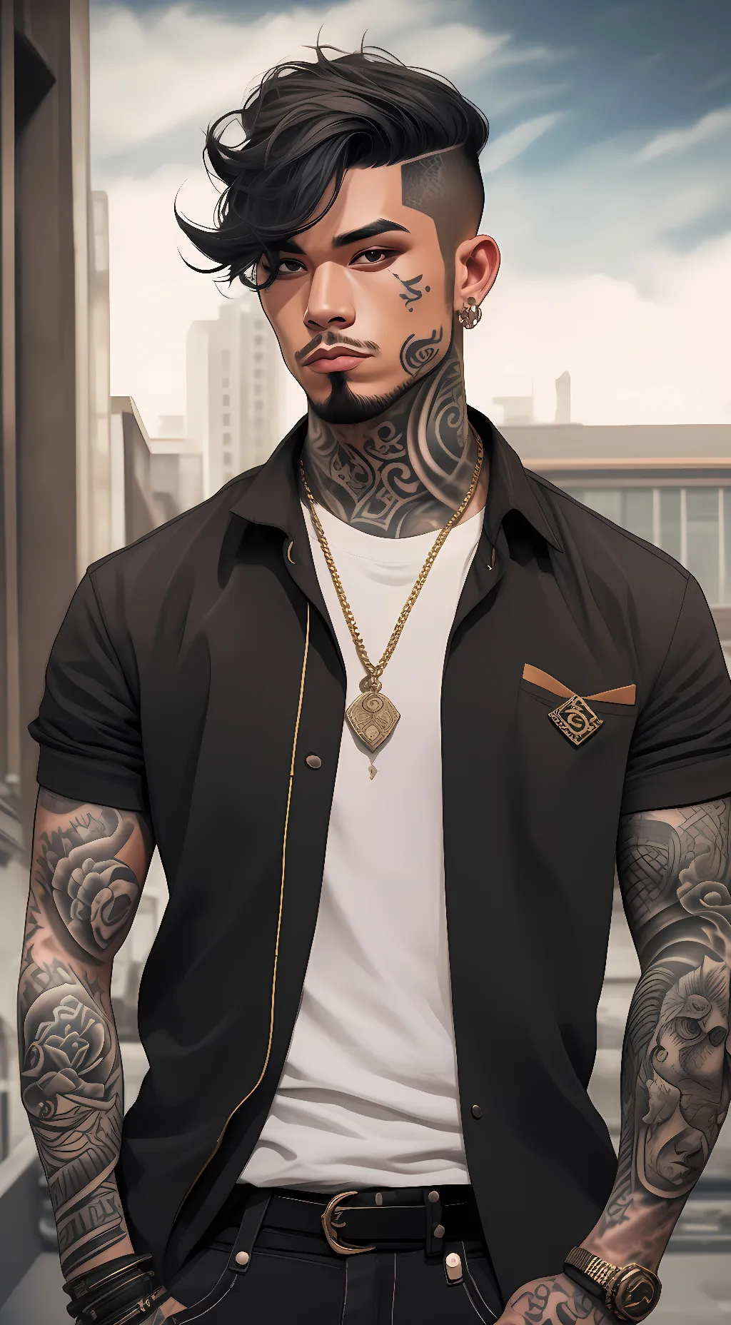 ai character: Adonis background