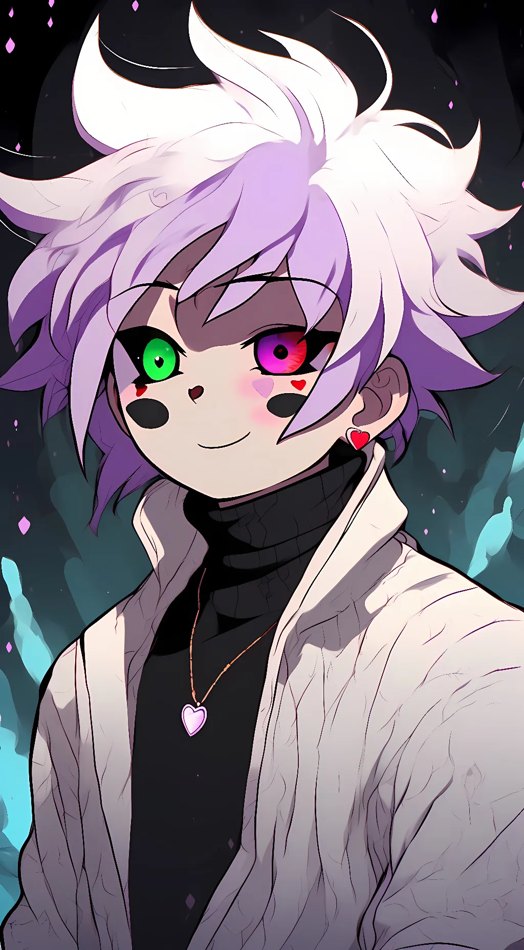 ai character: COLOR!HUMAN  background