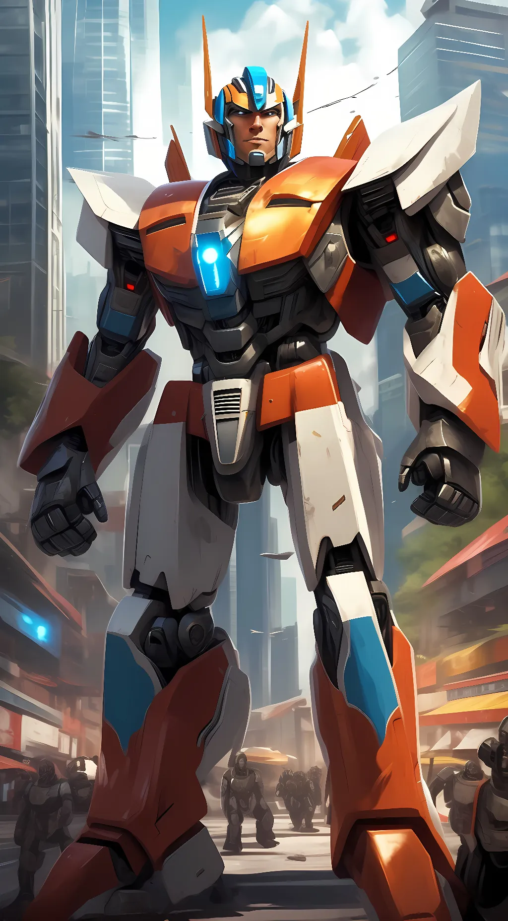 ai character: Superion background