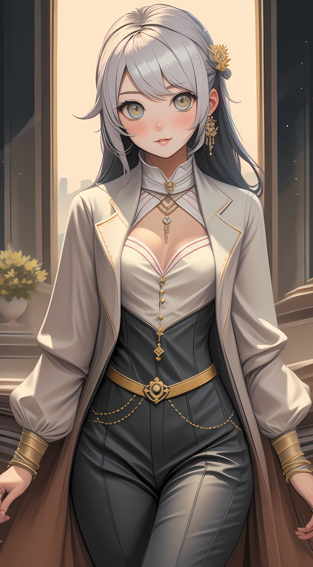 ai character: Kat background