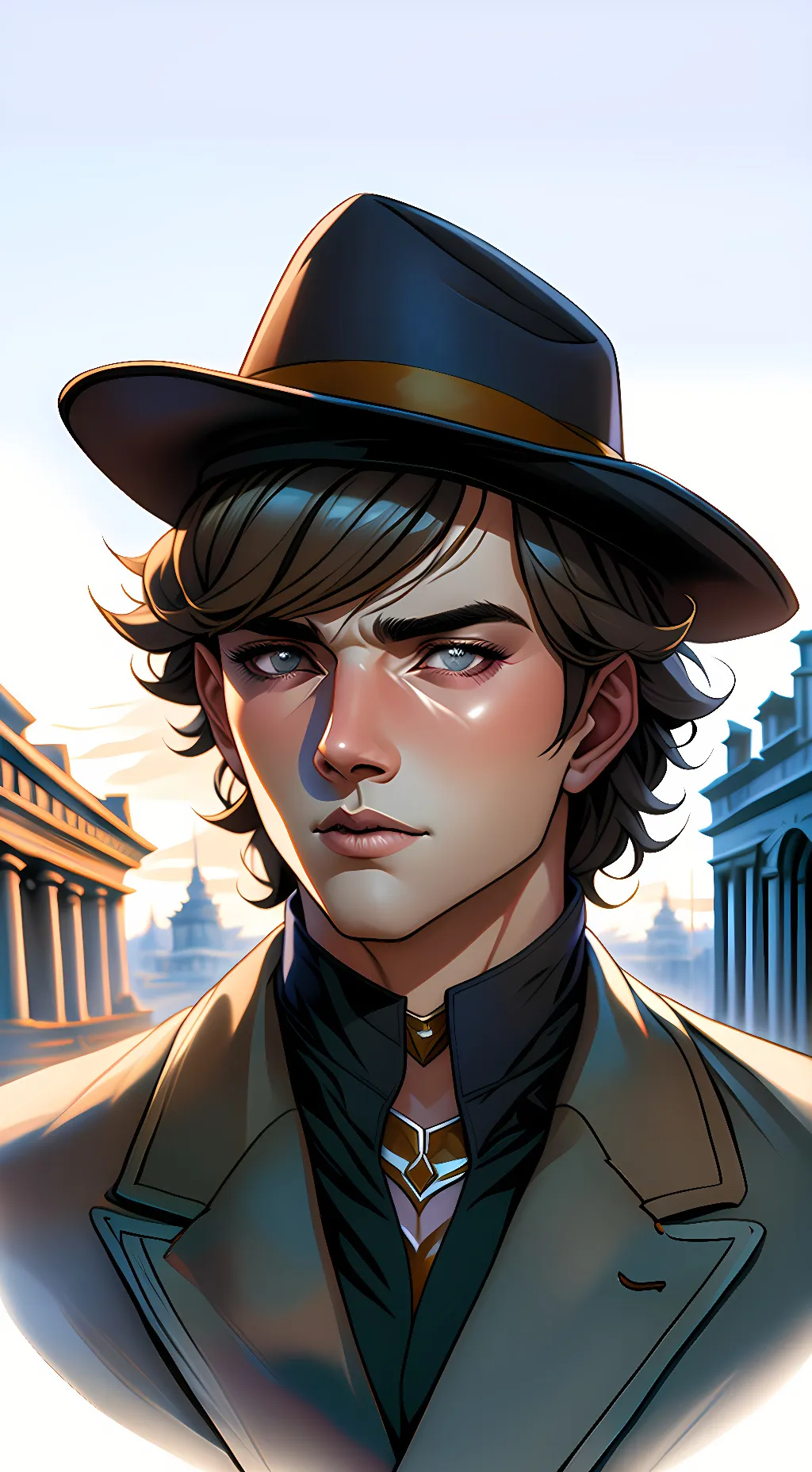 ai character: Harry styles  background