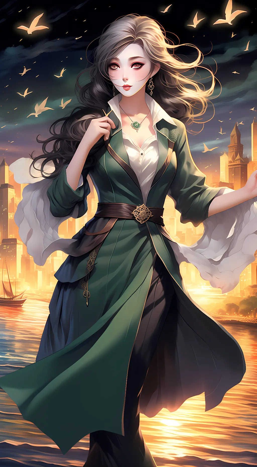 ai character: Aria Decker background