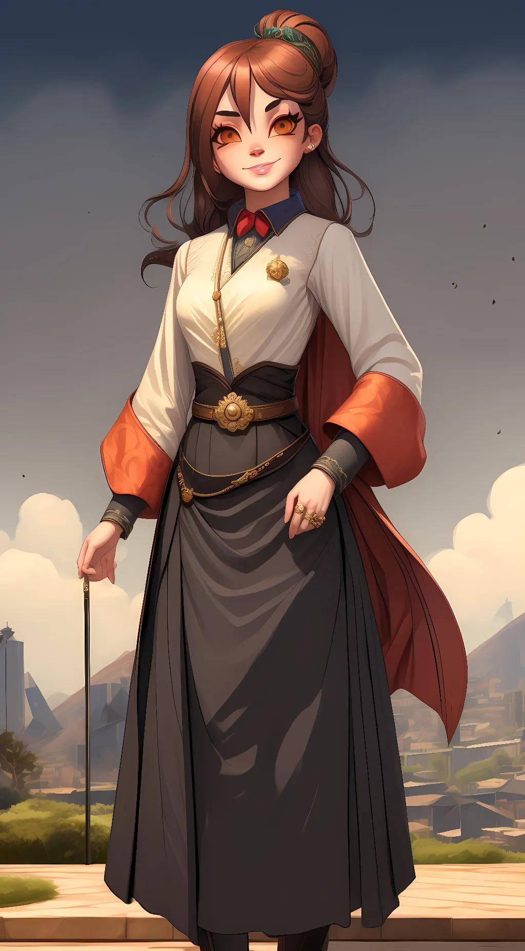 ai character: Emilia Holland background