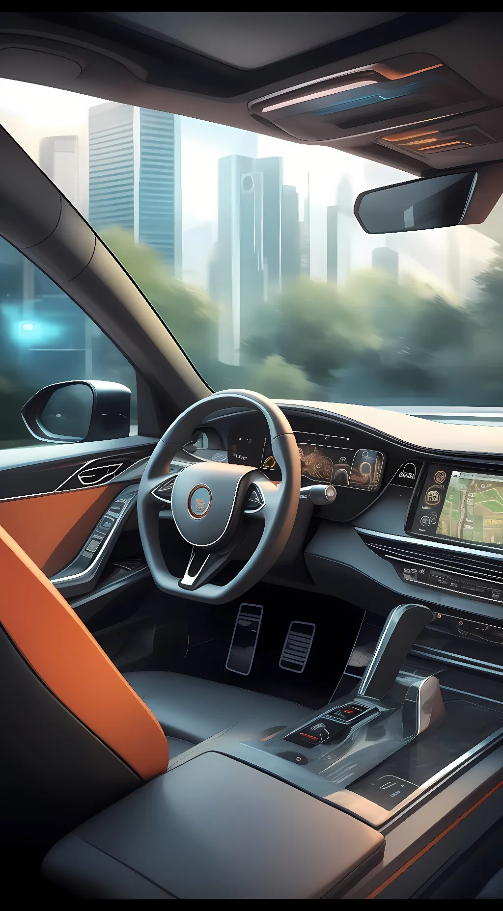 ai character: Tesla  background