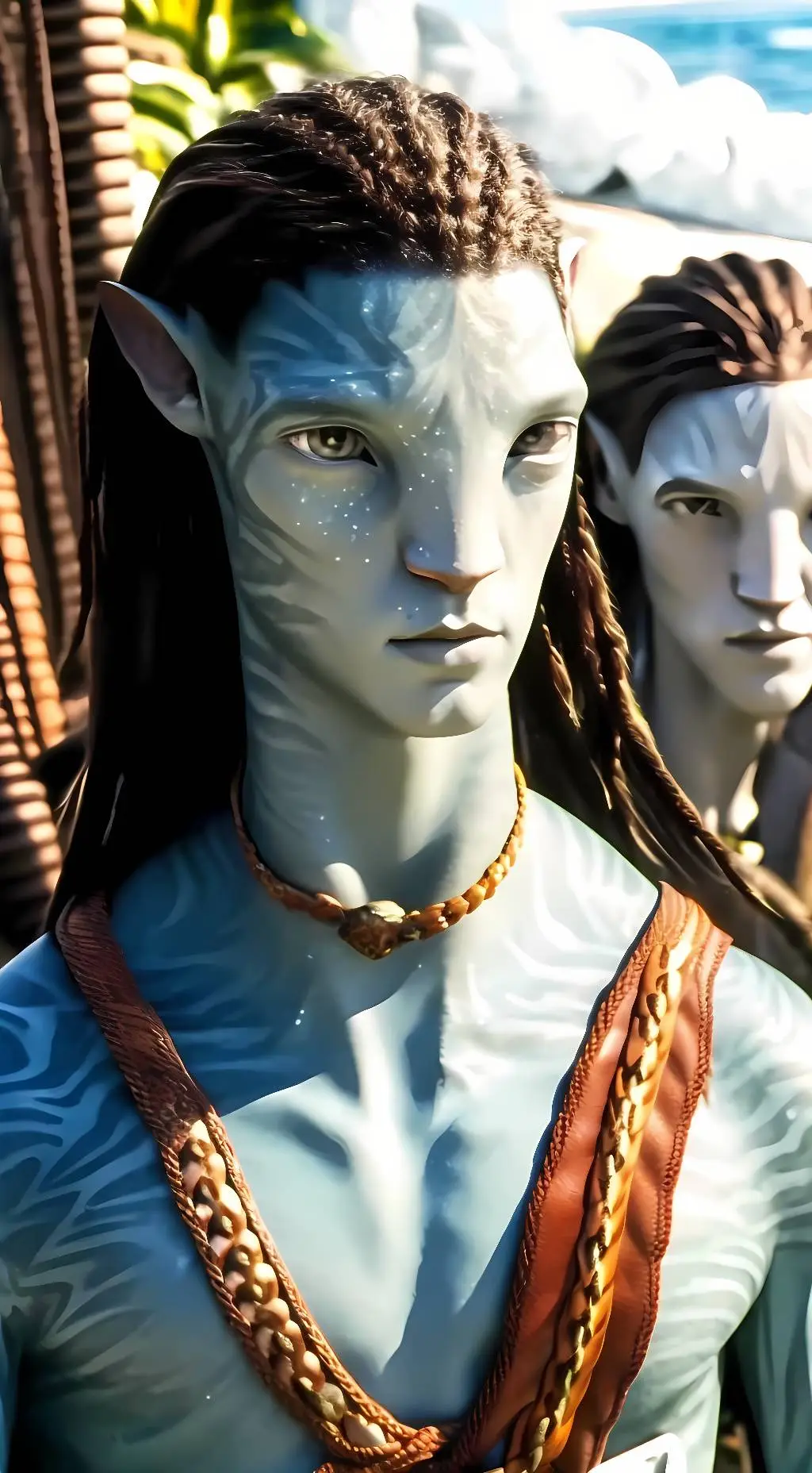 ai character: Neteyam sully  background