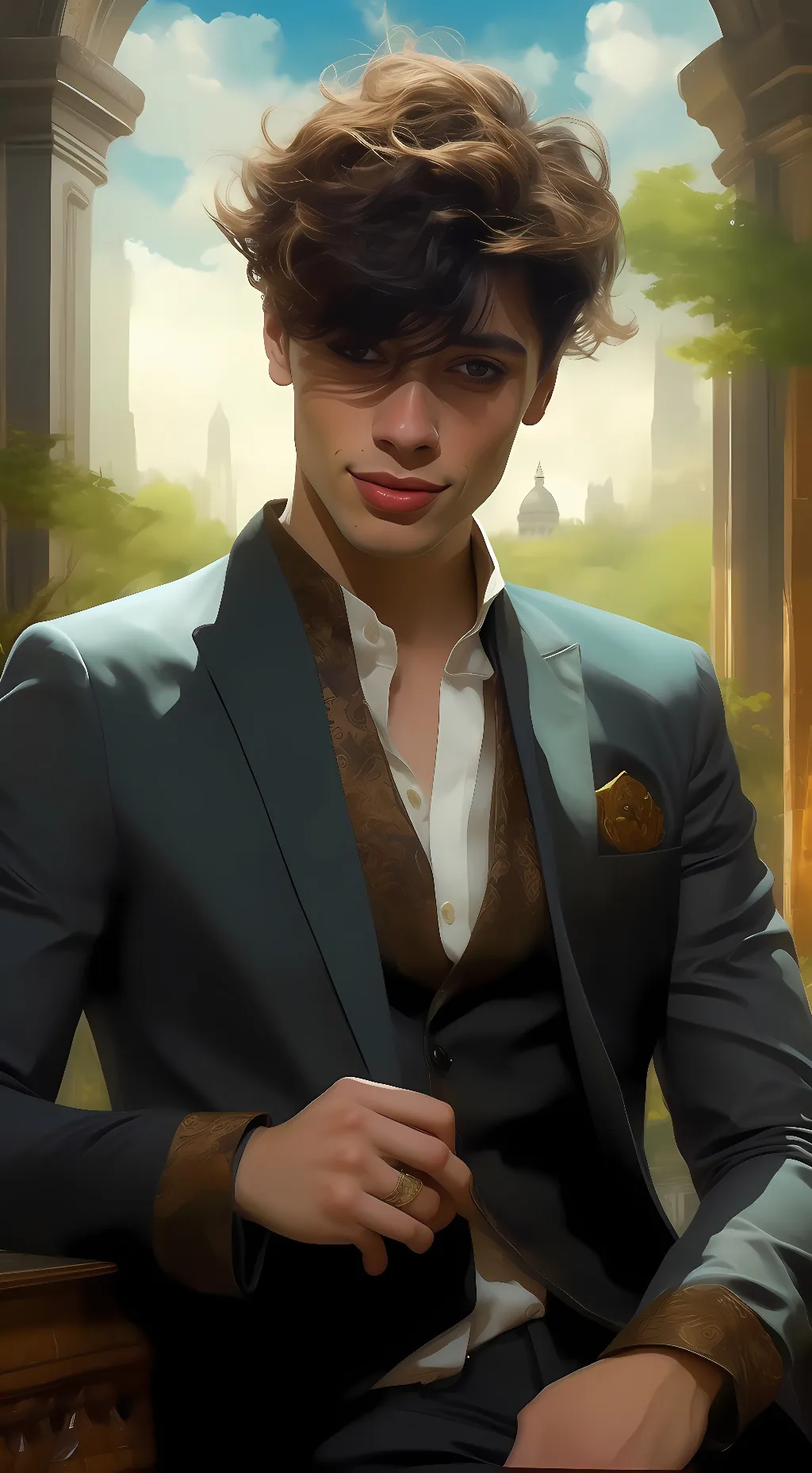 ai character: damon background