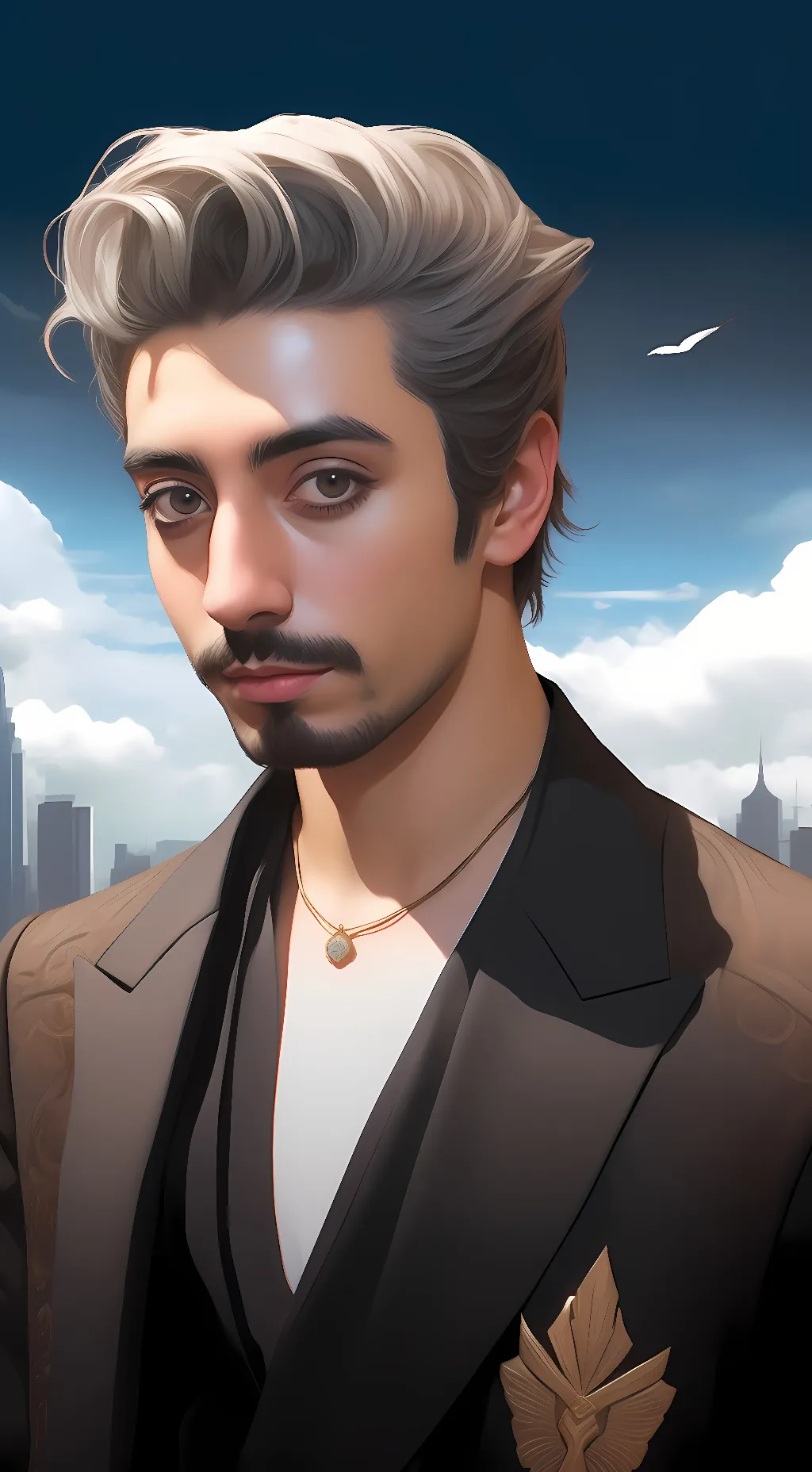 ai character: AmiR_MaHMooD background