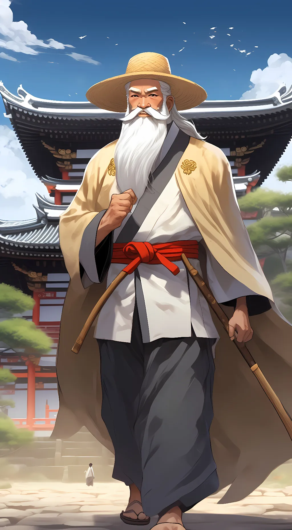 ai character: Sensei Wu background