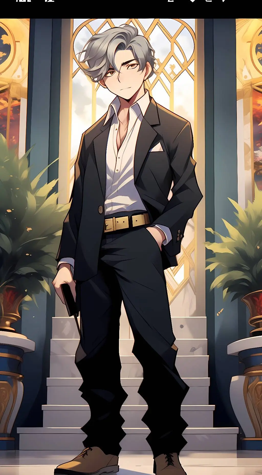 ai character: My hero academy  background