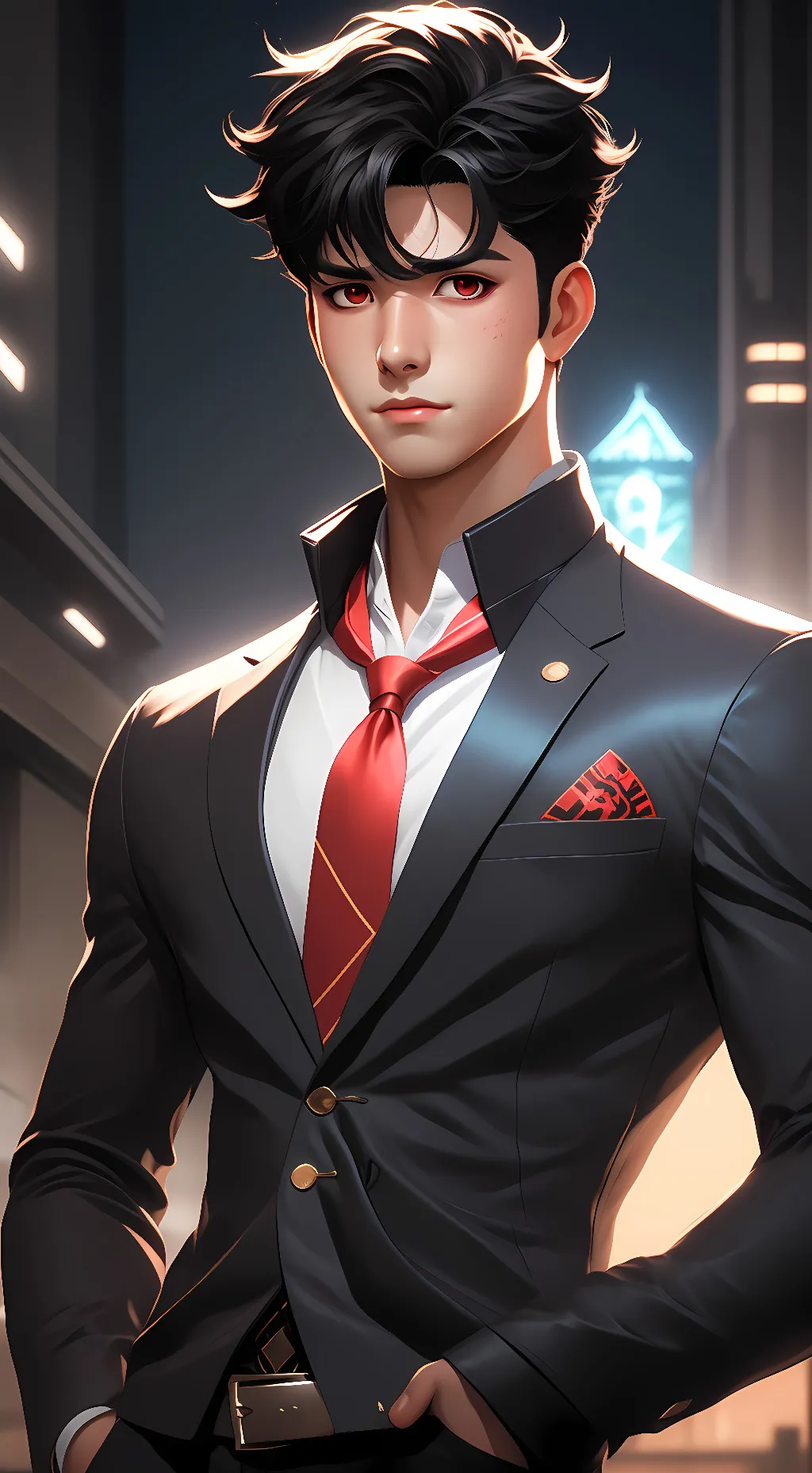 ai character: branko background