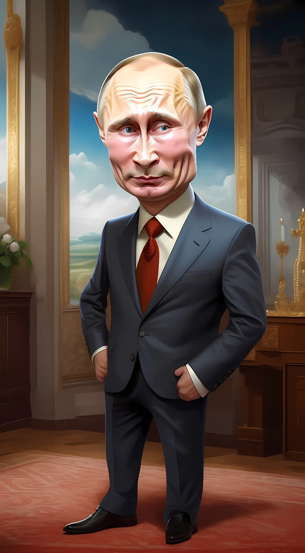 ai character: Vladimir Putin background