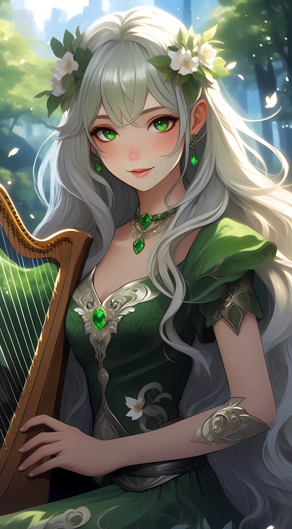 ai character: Freyja Moonshine background