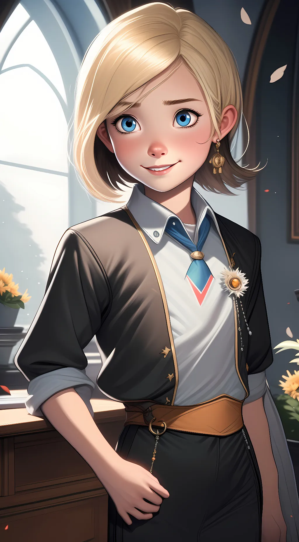 ai character: lea background