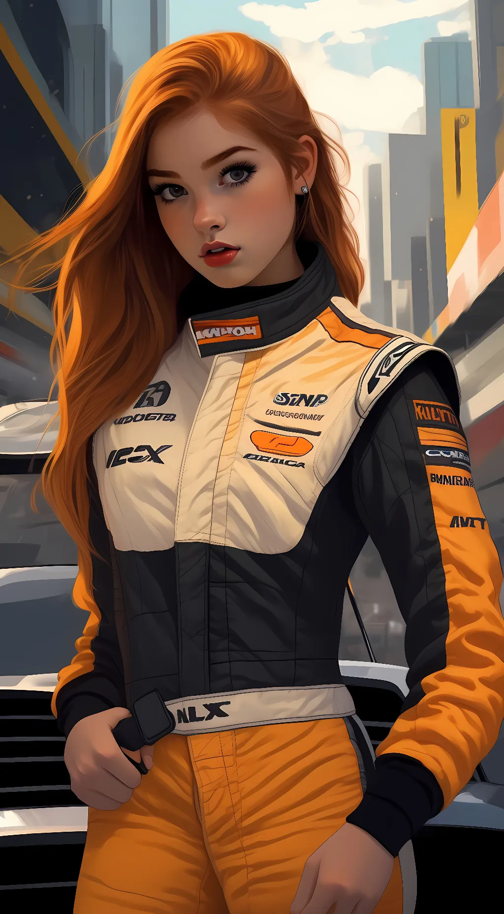 ai character: Gigi Dolin  background