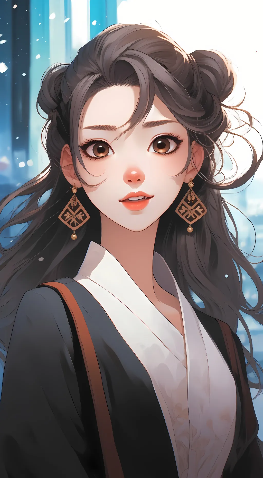 ai character: genya girl background