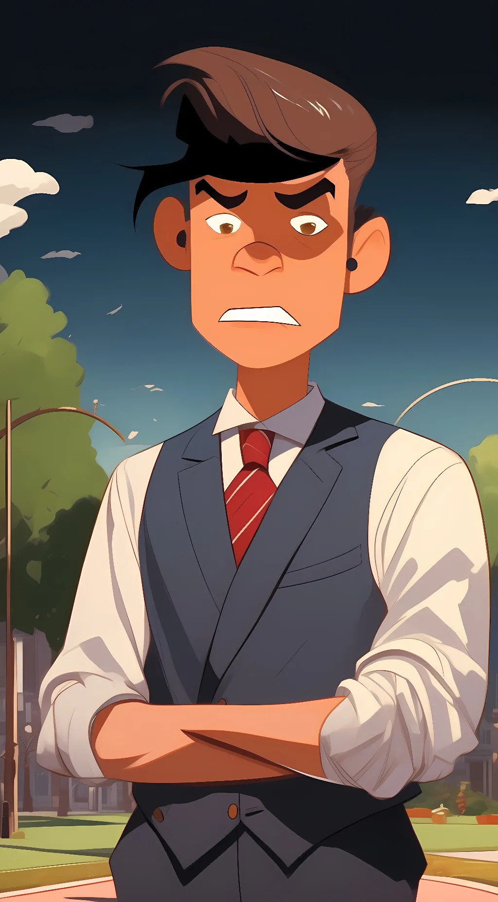 ai character: James  background