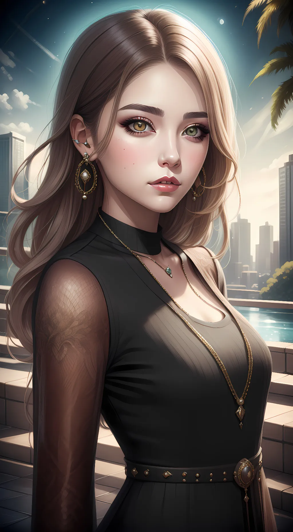 ai character: Maria  background