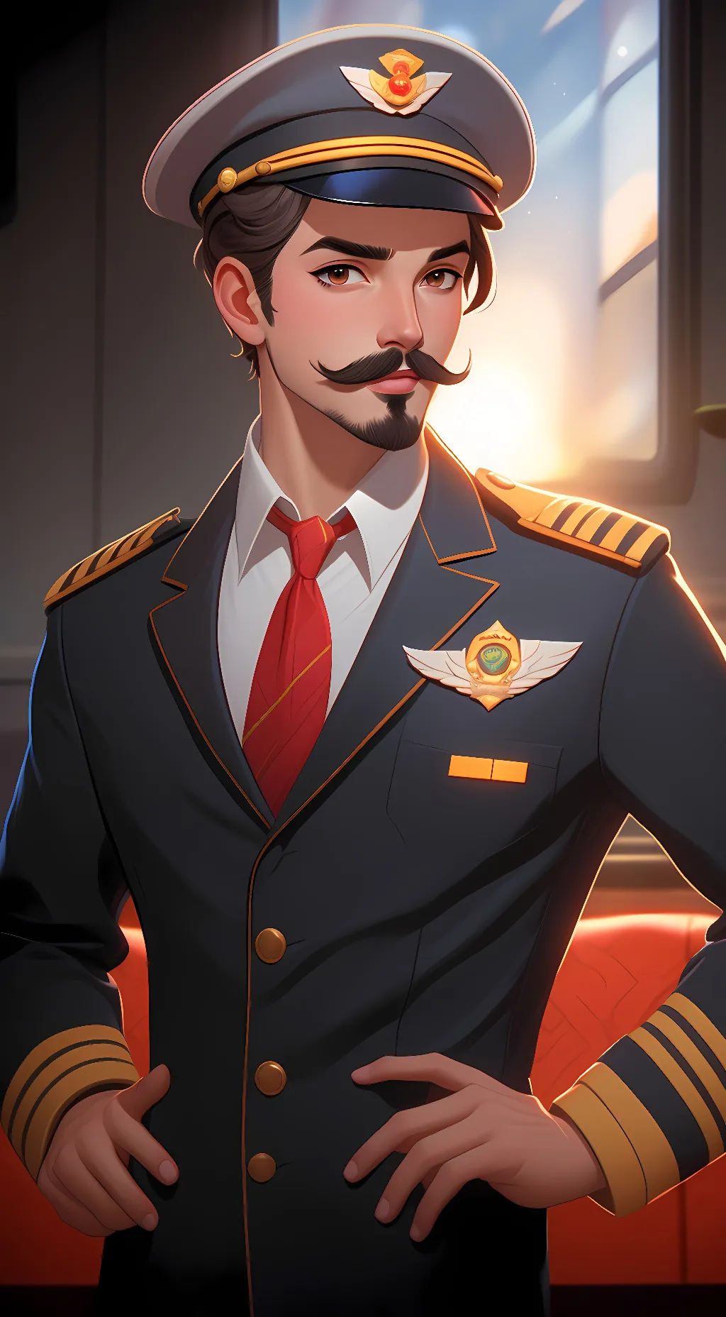 ai character: George Beckham background