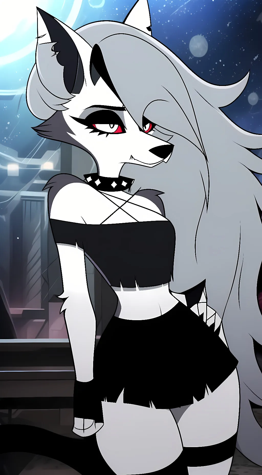 ai character: Loona background