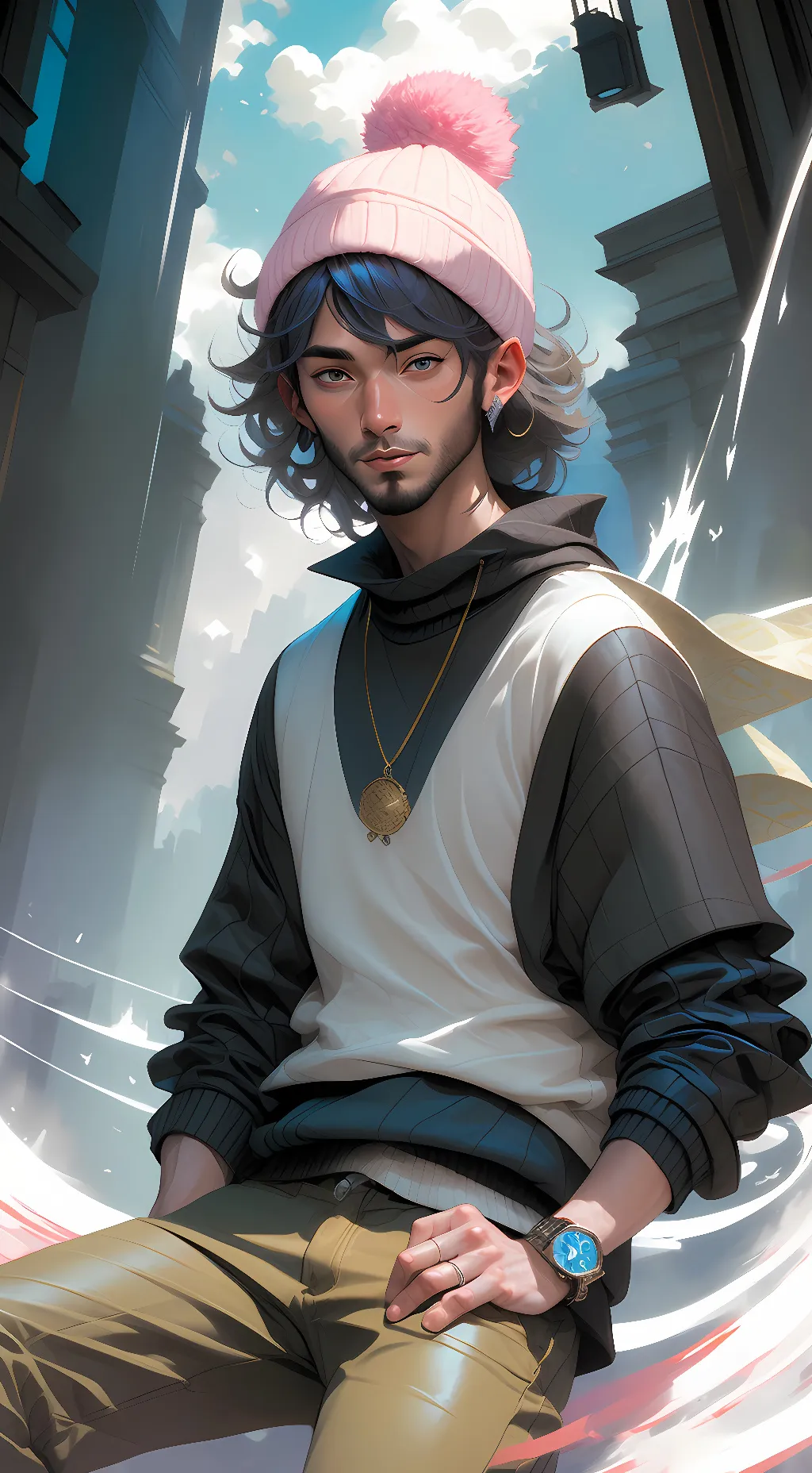 ai character: Joshdub background