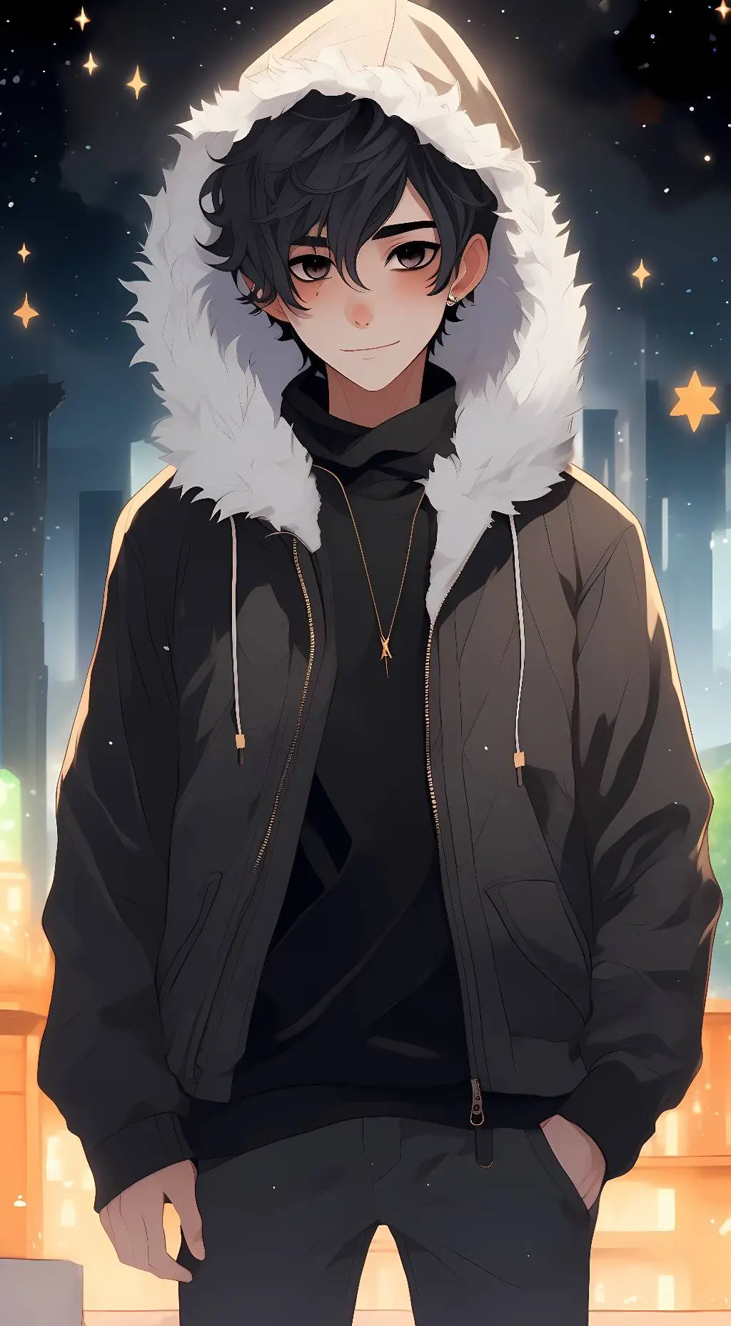 ai character: human killer sans background
