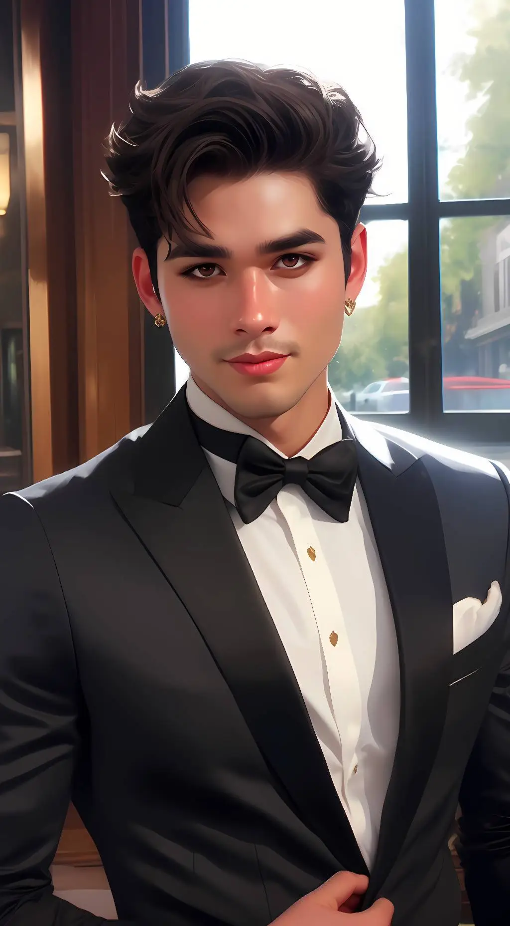 ai character: Russ Cristmore background