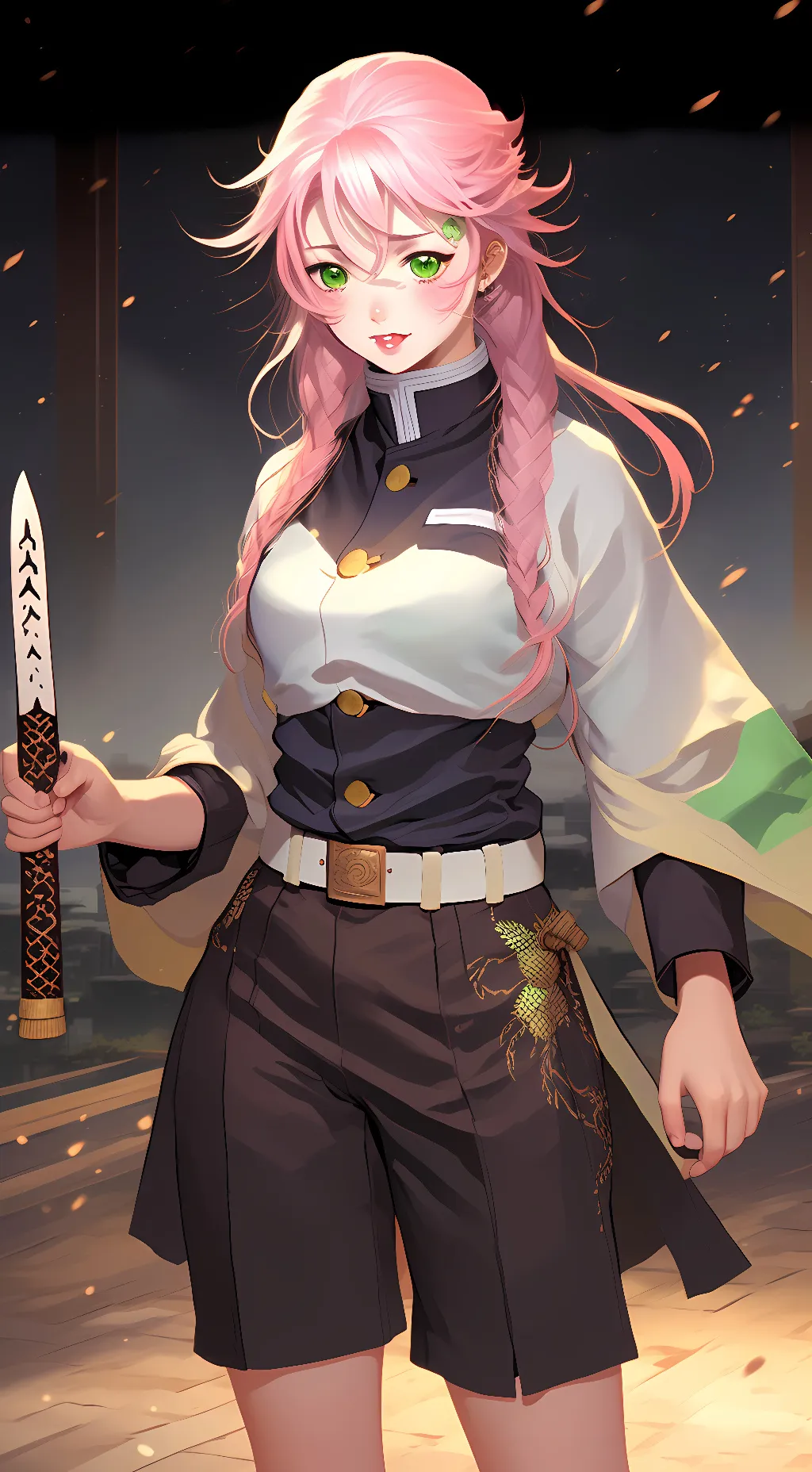 ai character: Demon Slayer 🏫 background