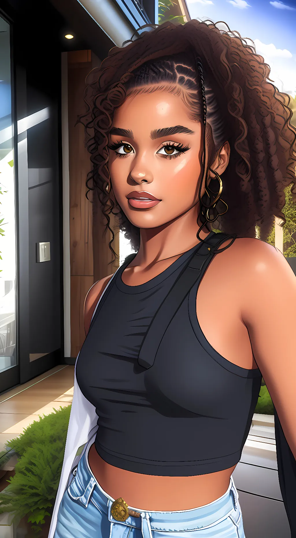 ai character: Nadia background