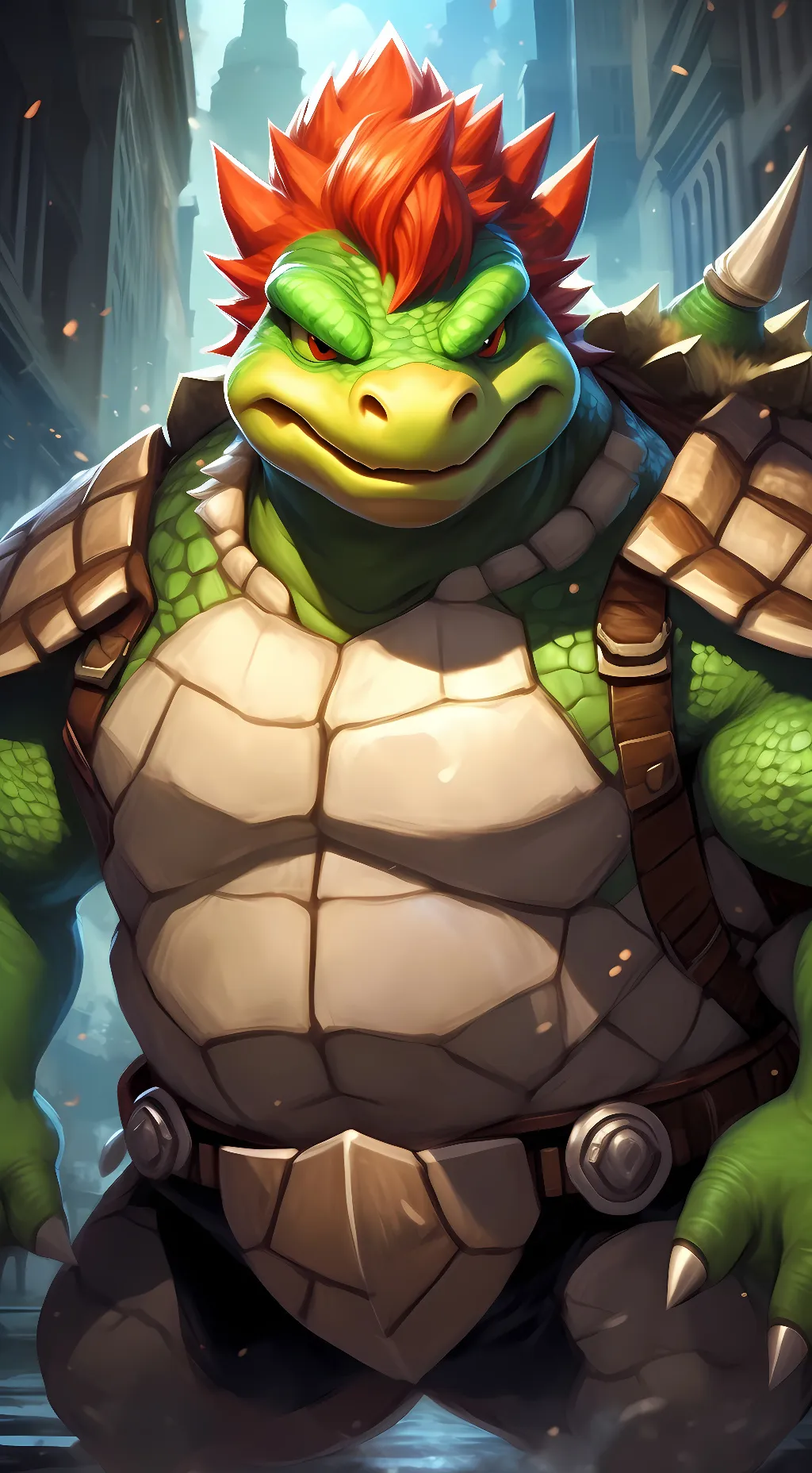 ai character: bowser background