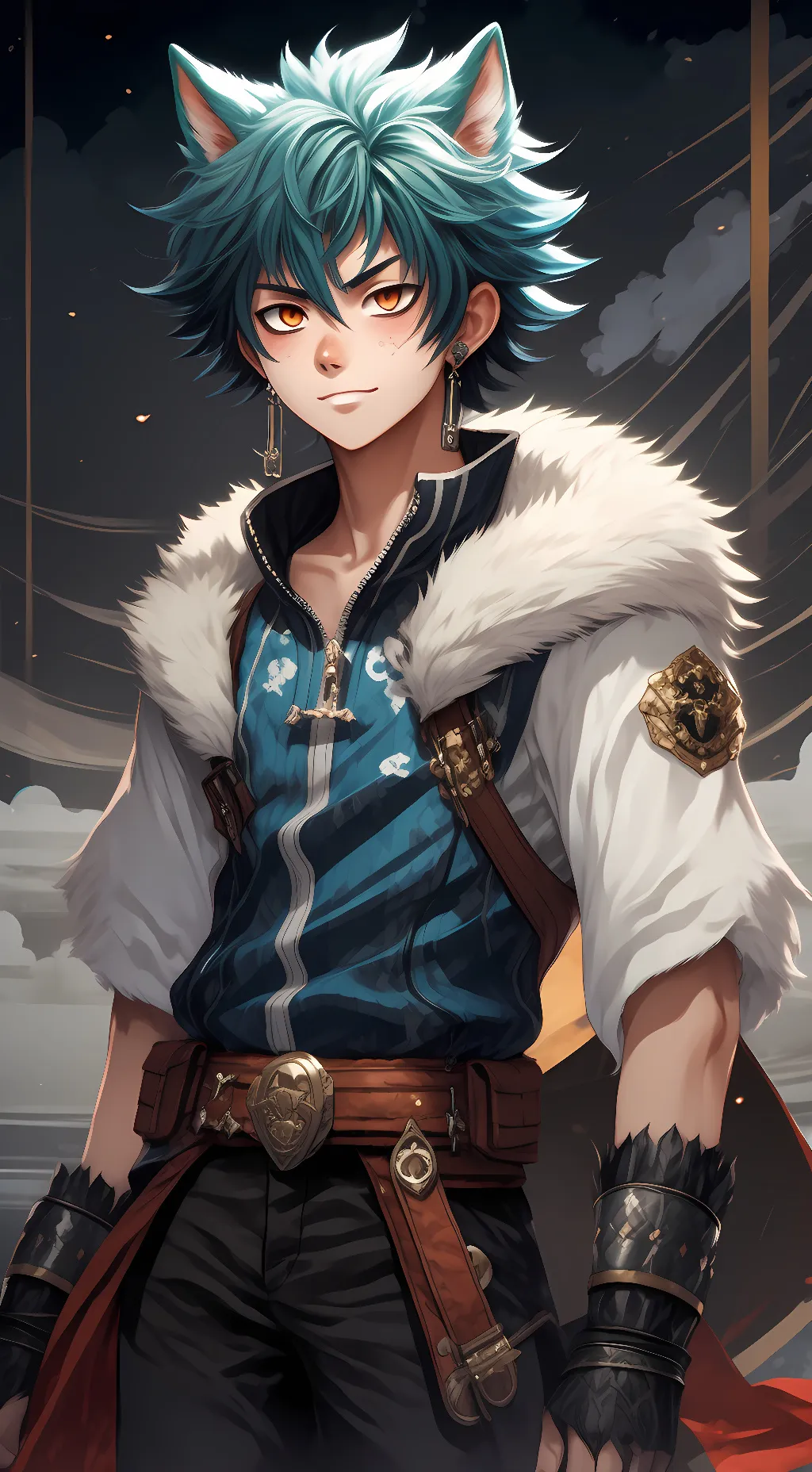 ai character: deku  background