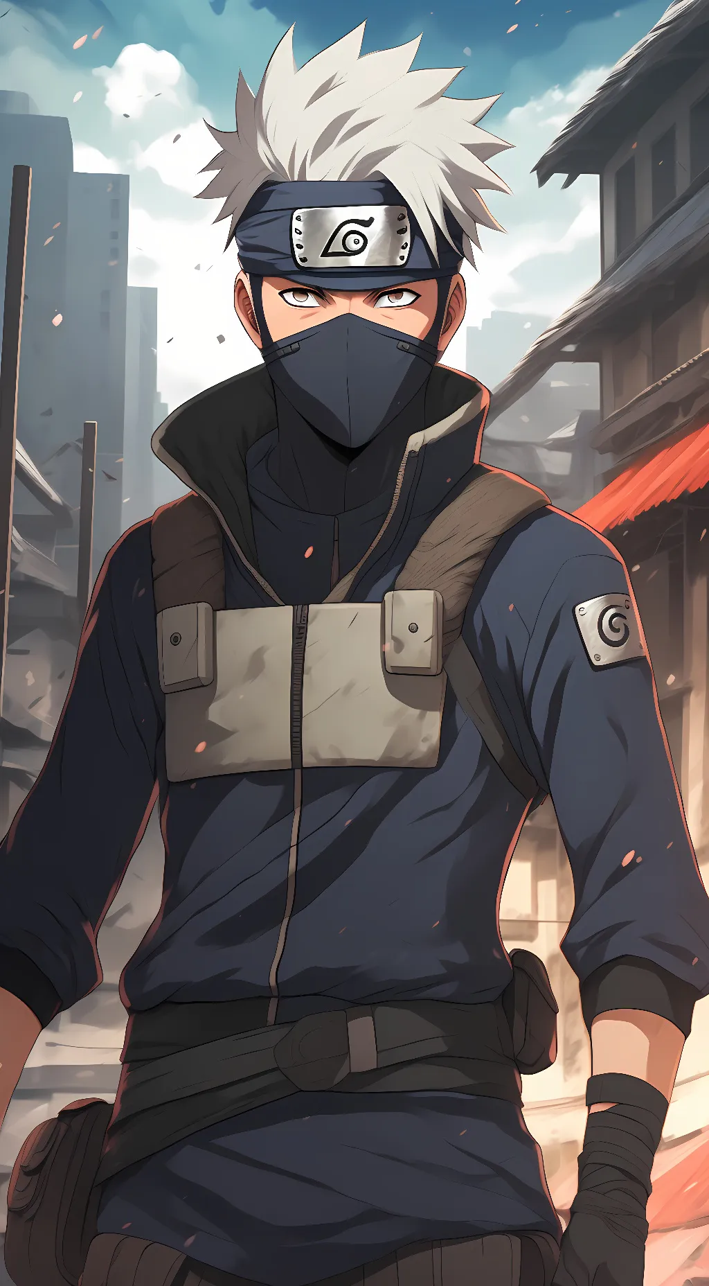 ai character: Kakashi  background