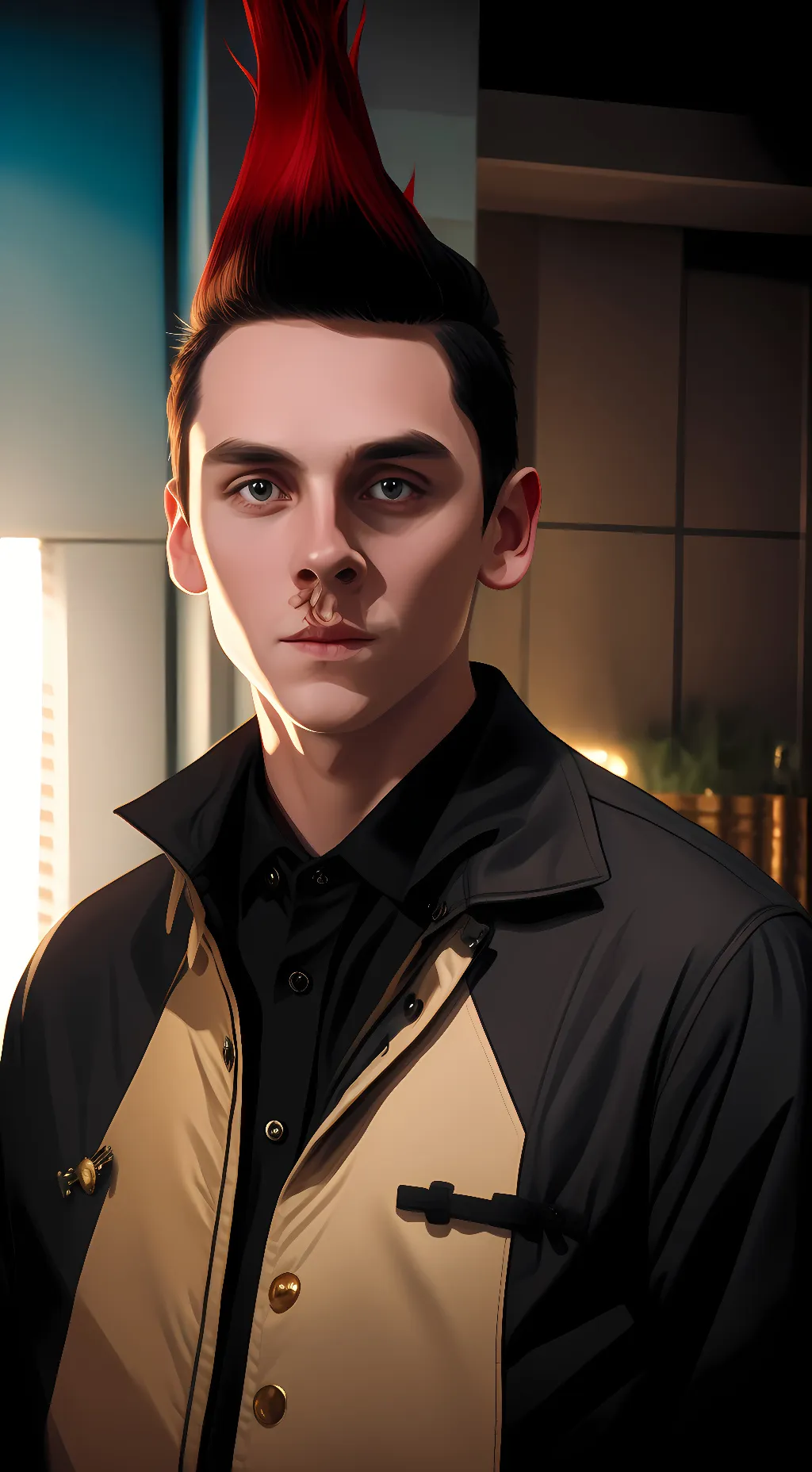 ai character: Hawk(Cobra Kai) background