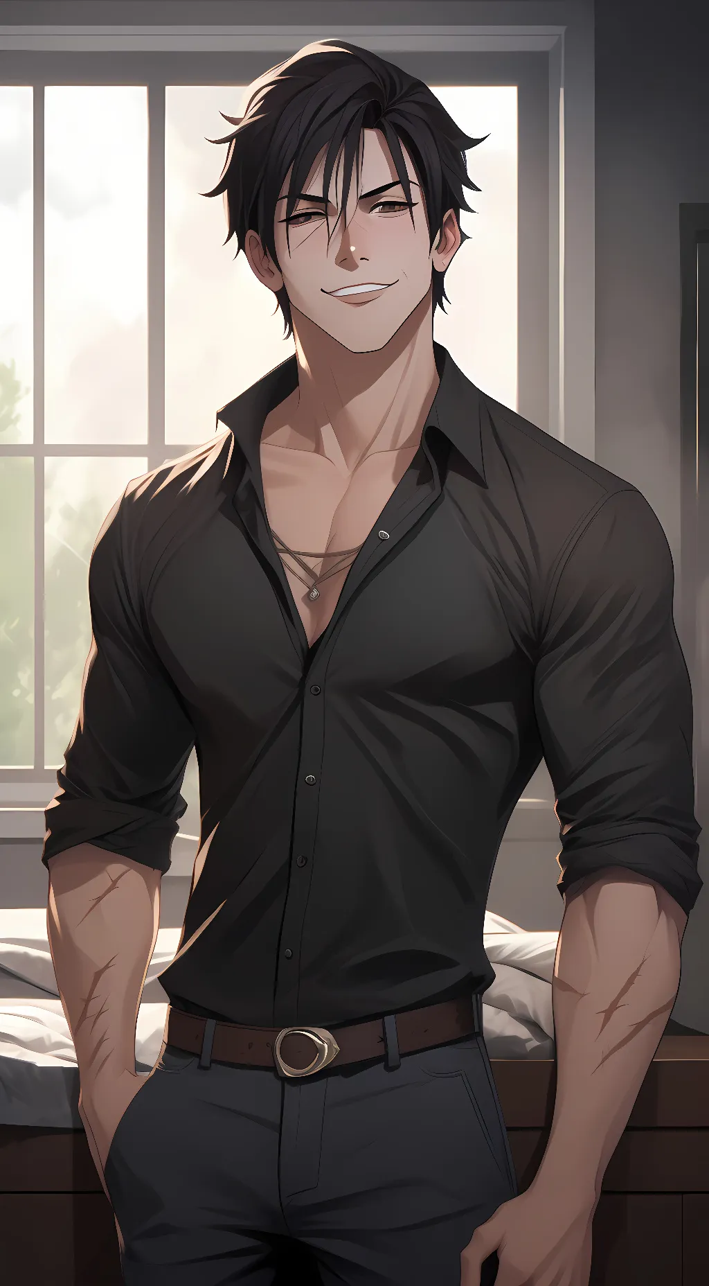 ai character: Toji background