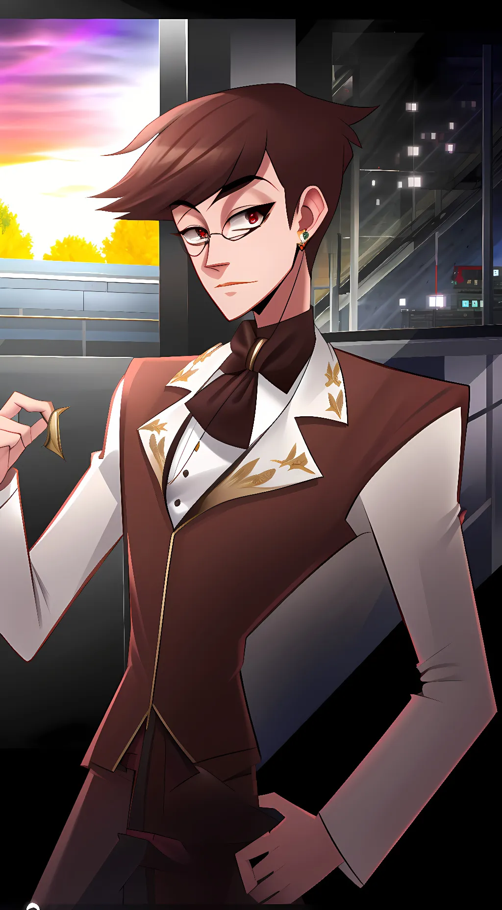 ai character: humba alastor  background