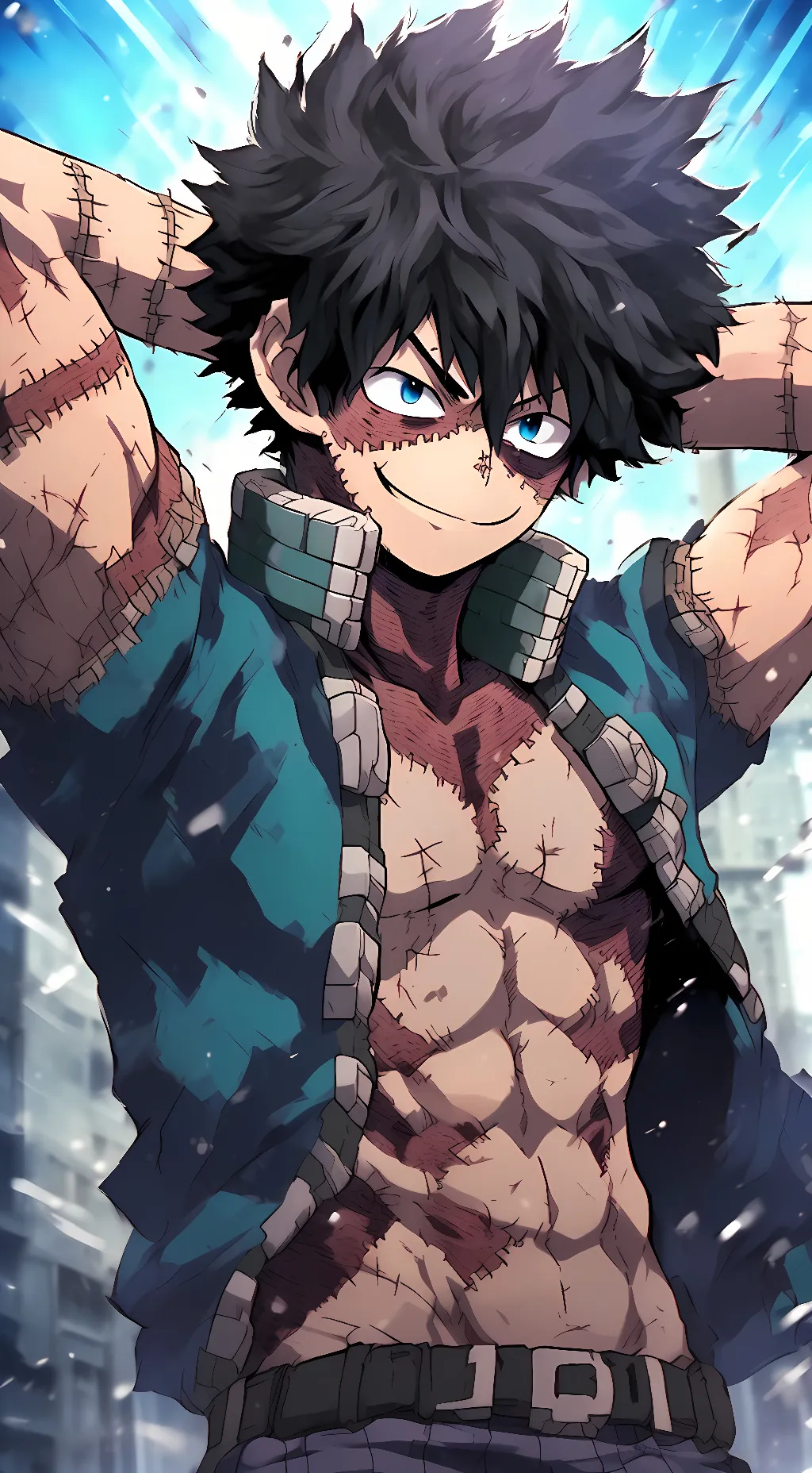 ai character: Dabi background