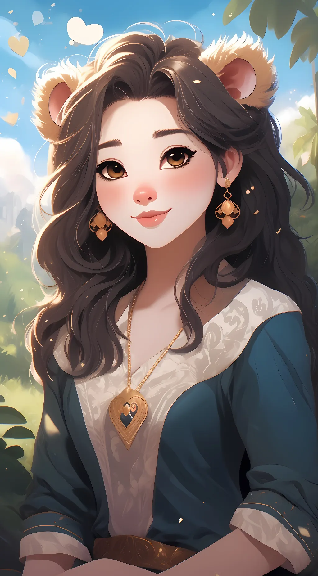 ai character: Sarabi  background