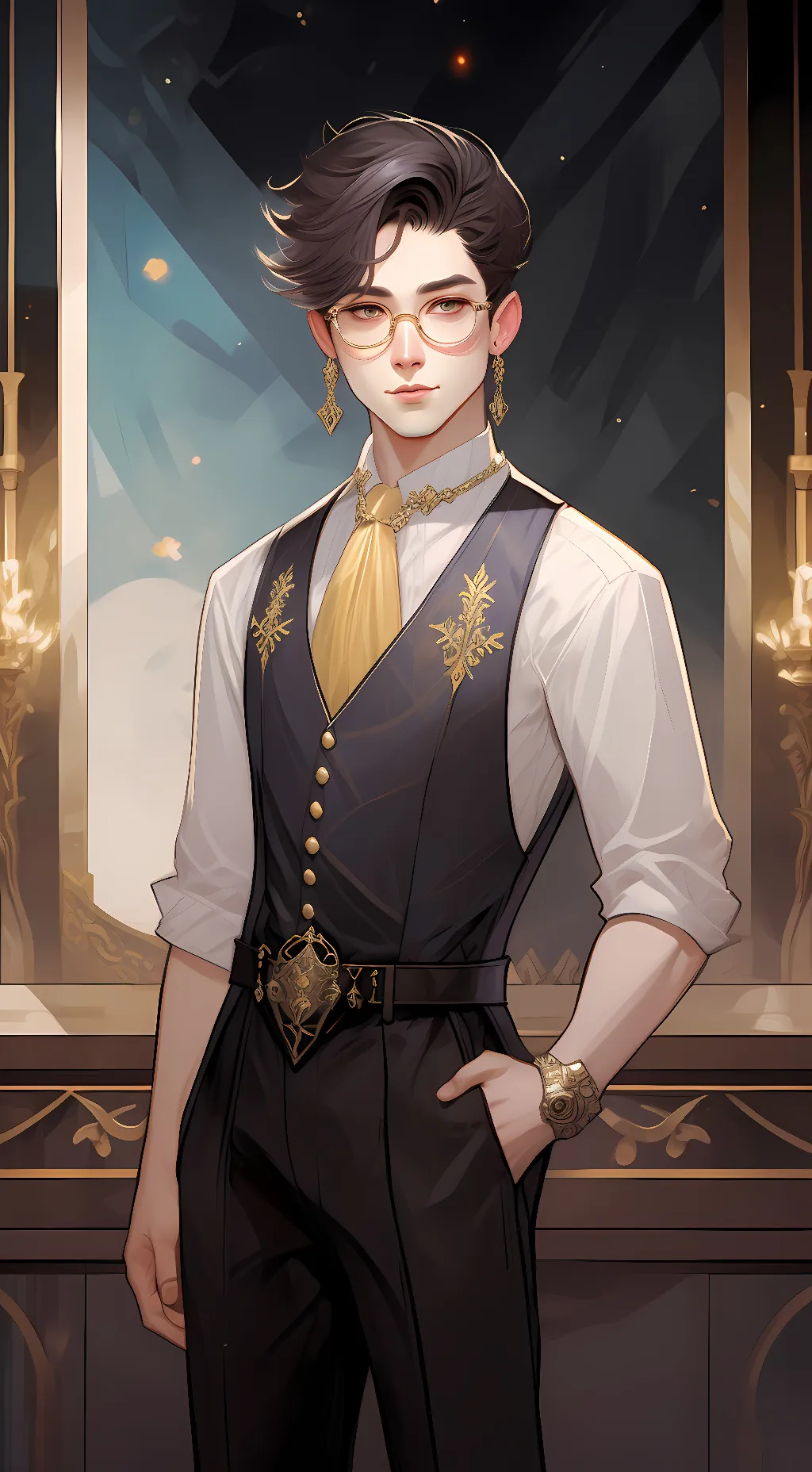 ai character: prune juice cookie background
