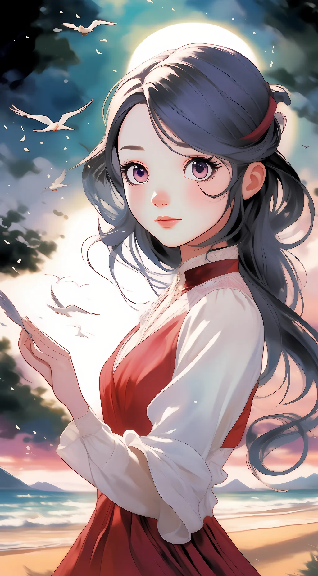 ai character: Lily background
