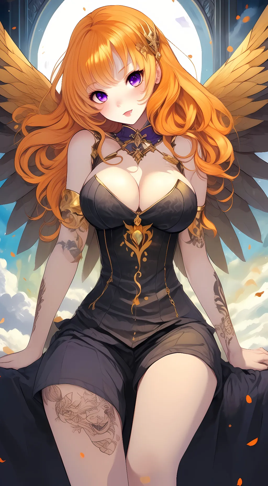 ai character: Phenoxia (My OC) background