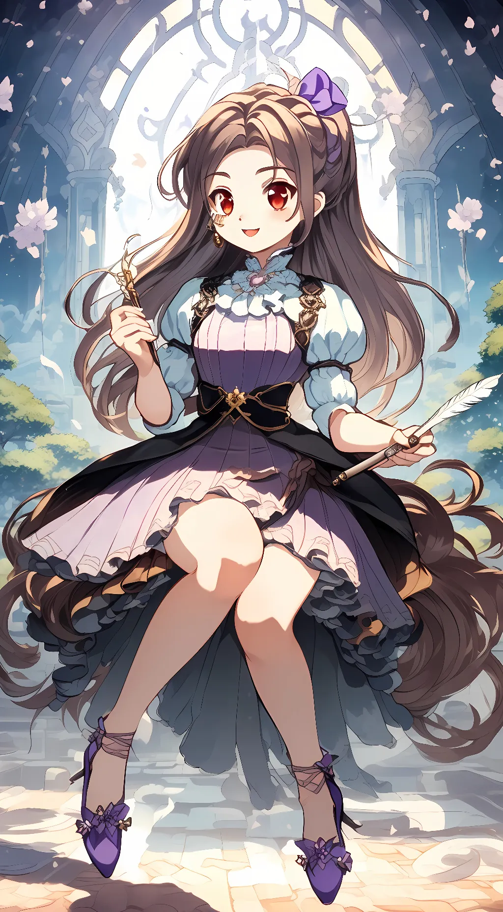 ai character: Anastasia background