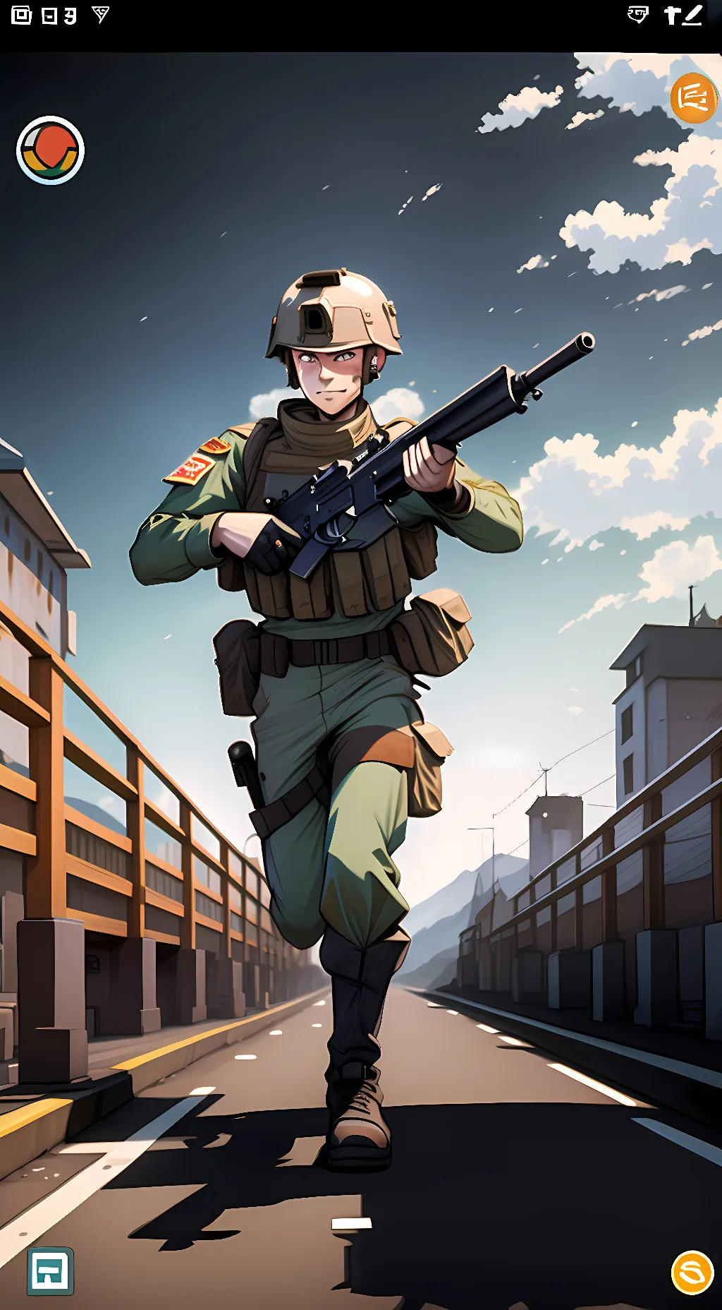 ai character: Pierson  background